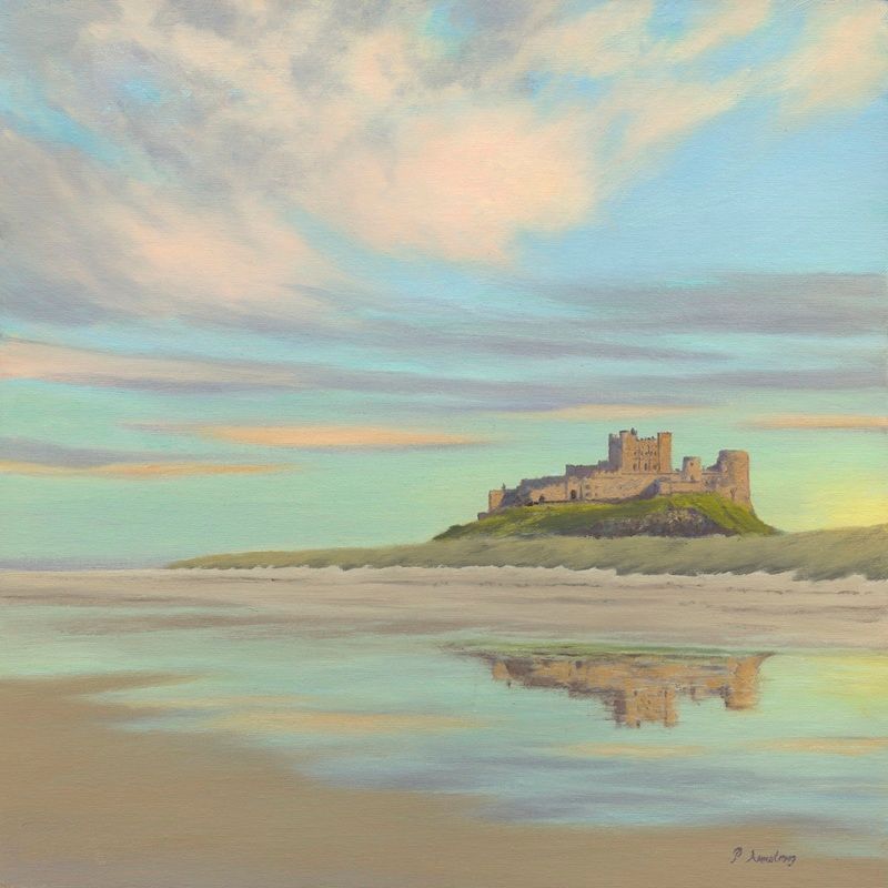 Print Image of Bamburgh Castle in Northumberland