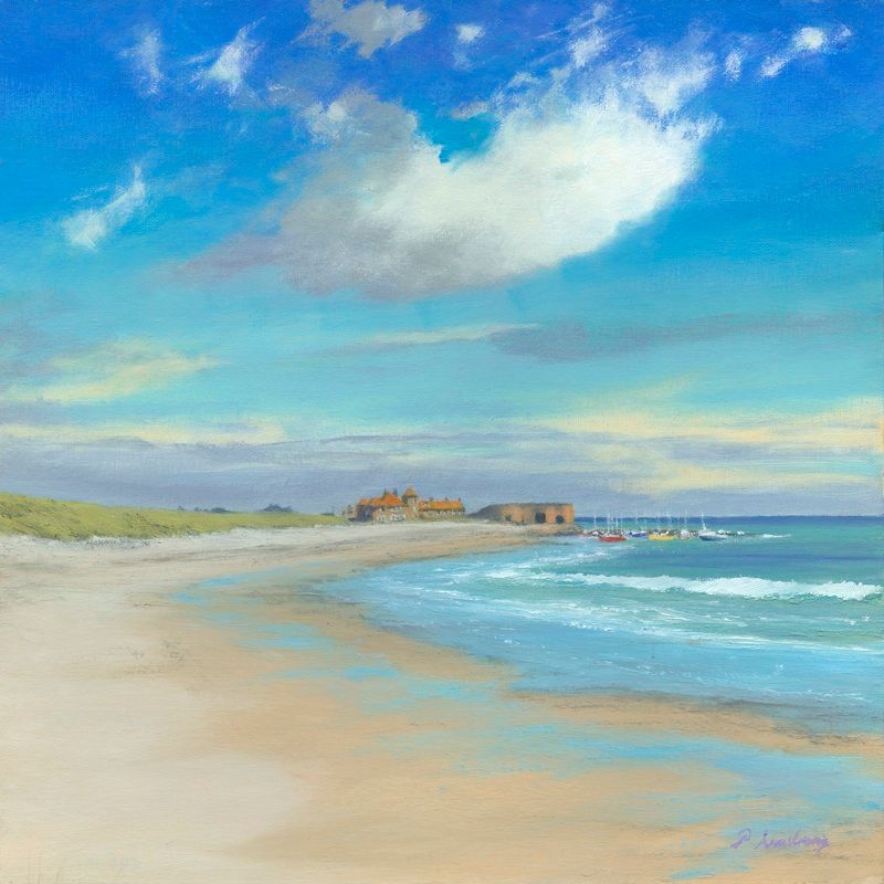 Print Image of Beadnell Beach in Northumberland