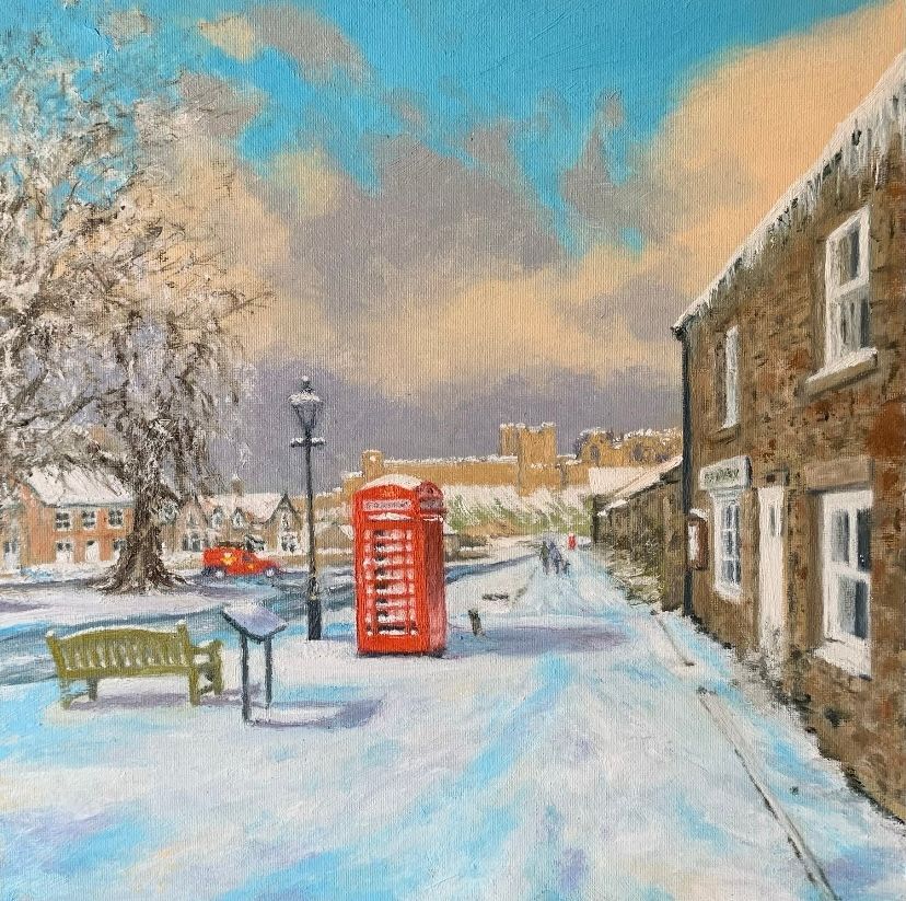 Bamburgh Snow - Limited Edition Print