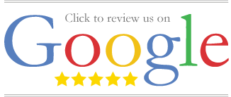 A google logo that says click to review us on google