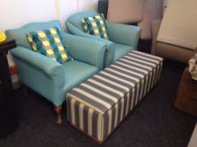 View of a new upholstery for sofa set