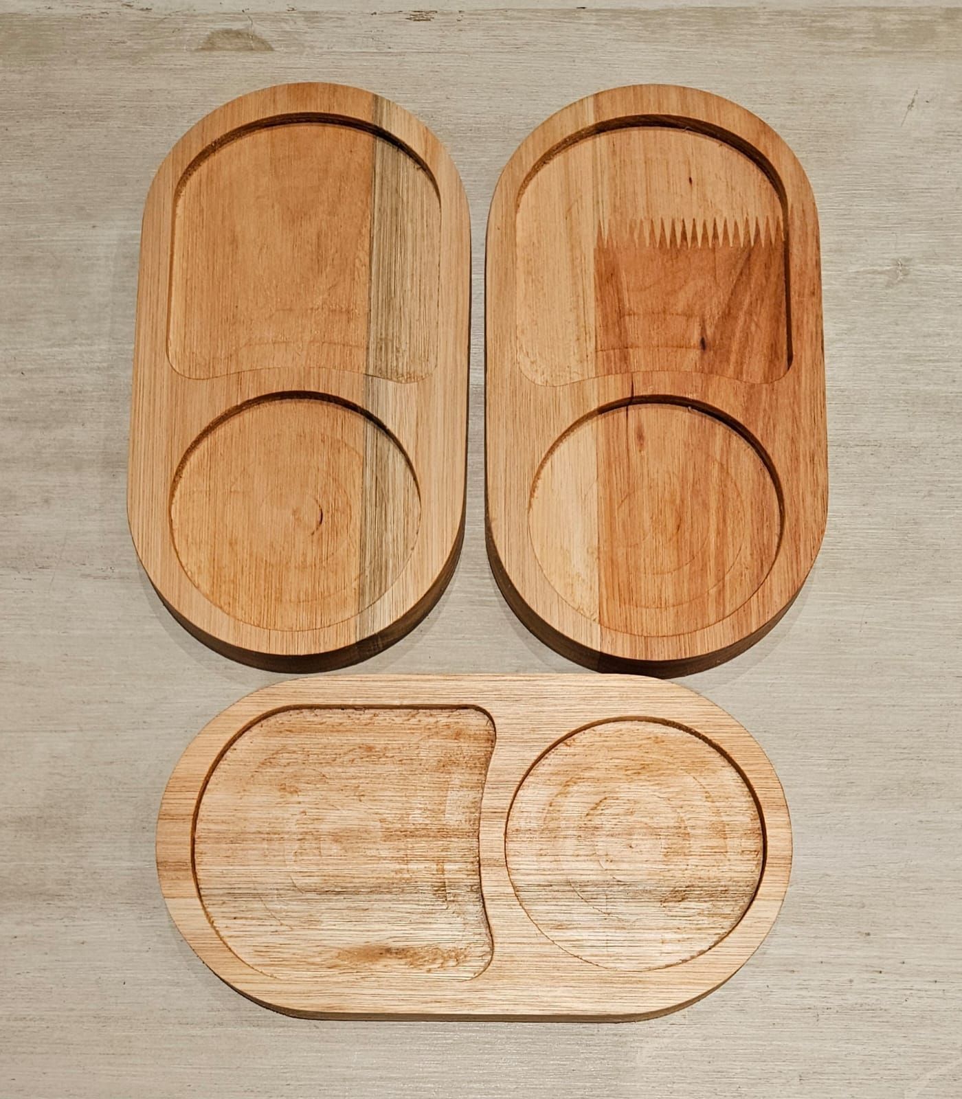 BANDEJA OVALADA DOBLE