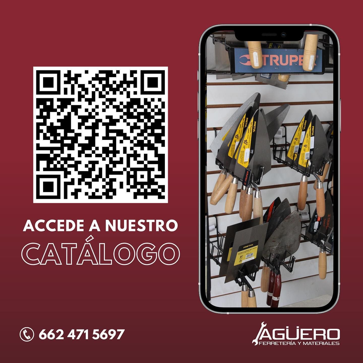 FERRETERÍA Y MATERIALES AGÜERO - Código QR
