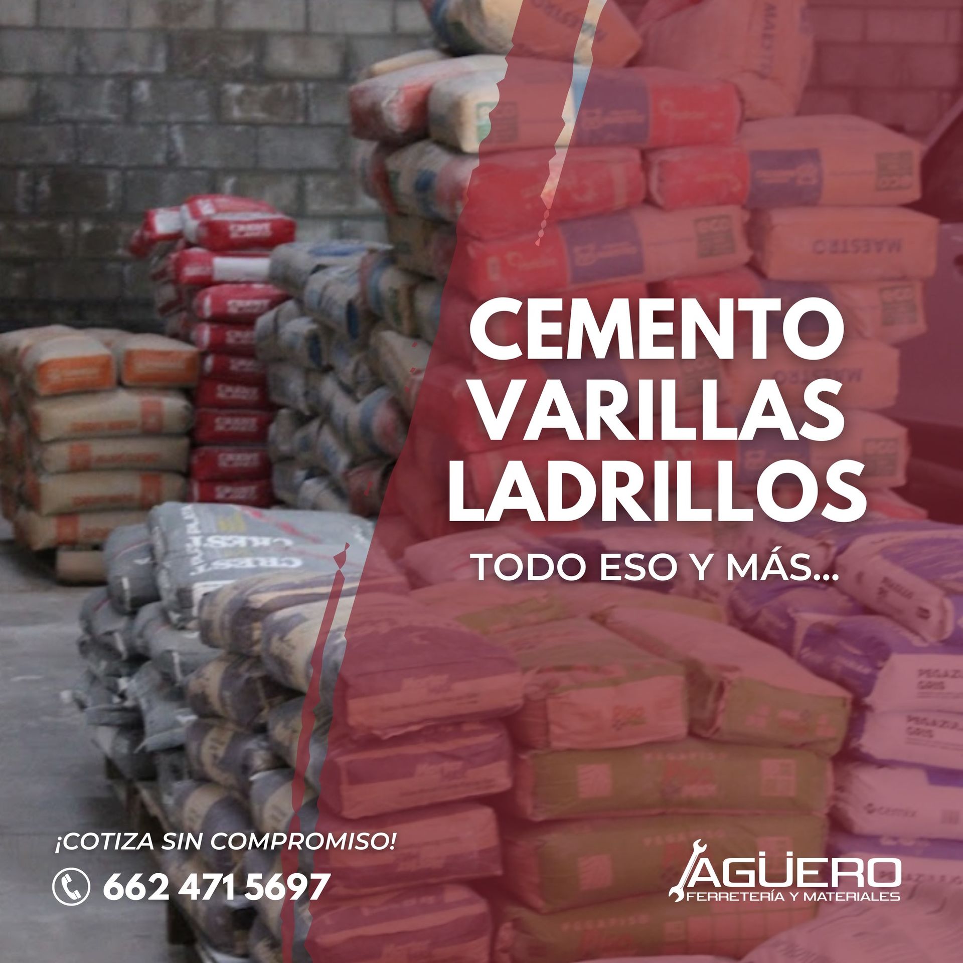 FERRETERÍA Y MATERIALES AGÜERO - Cemento varillas ladrillos
