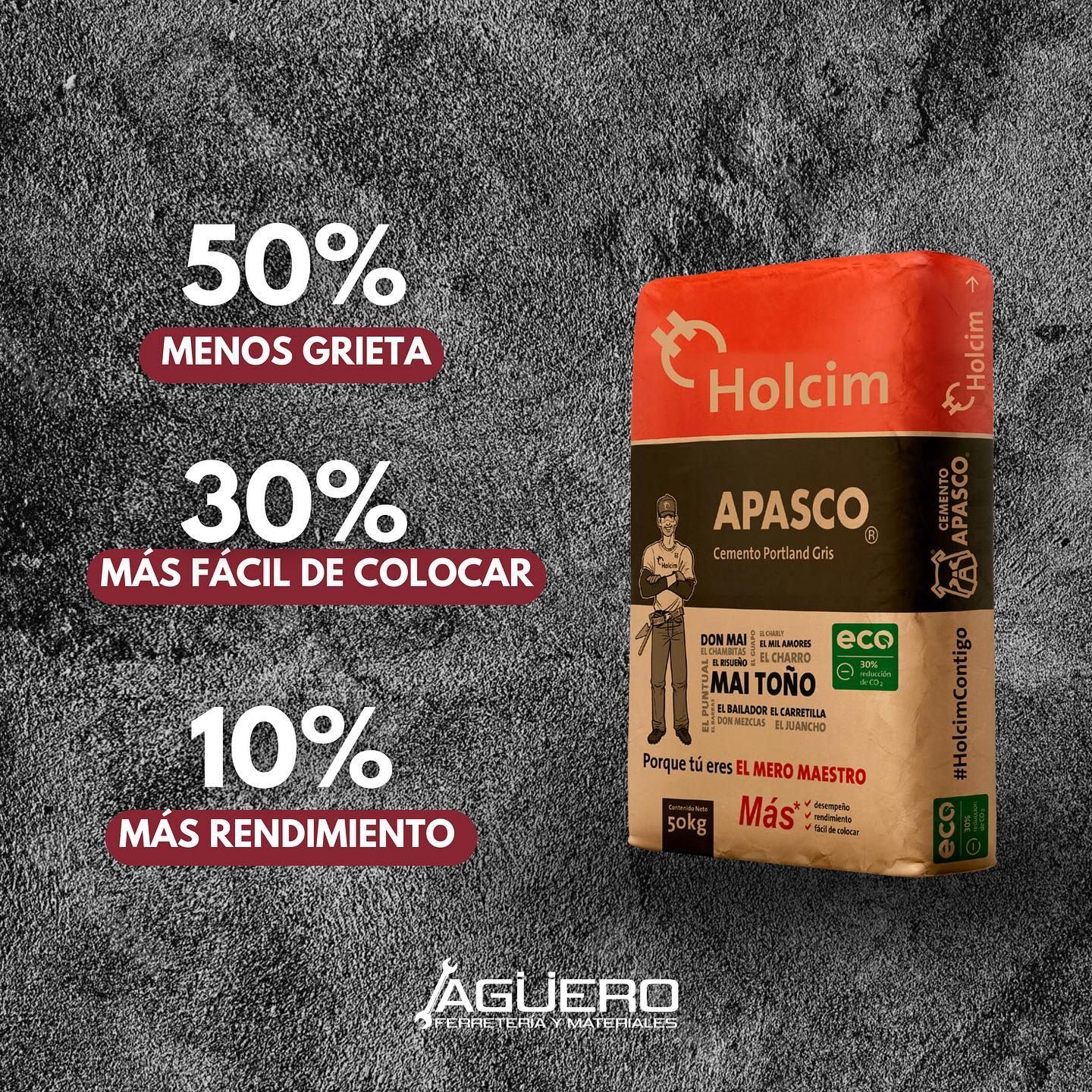 FERRETERÍA Y MATERIALES AGÜERO - Cemento Holcim APASCO