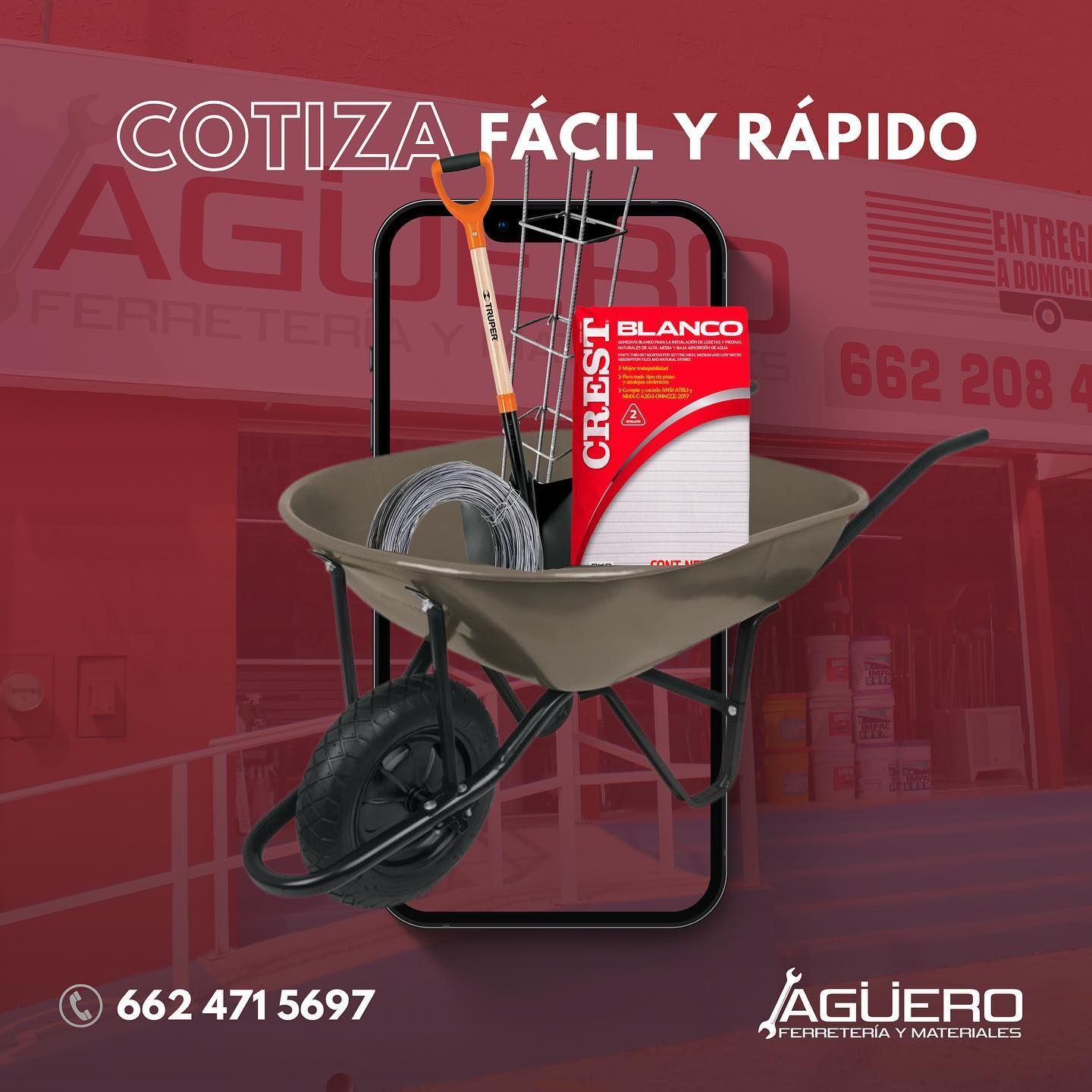 FERRETERÍA Y MATERIALES AGÜERO - Cotiza fácil y rápido