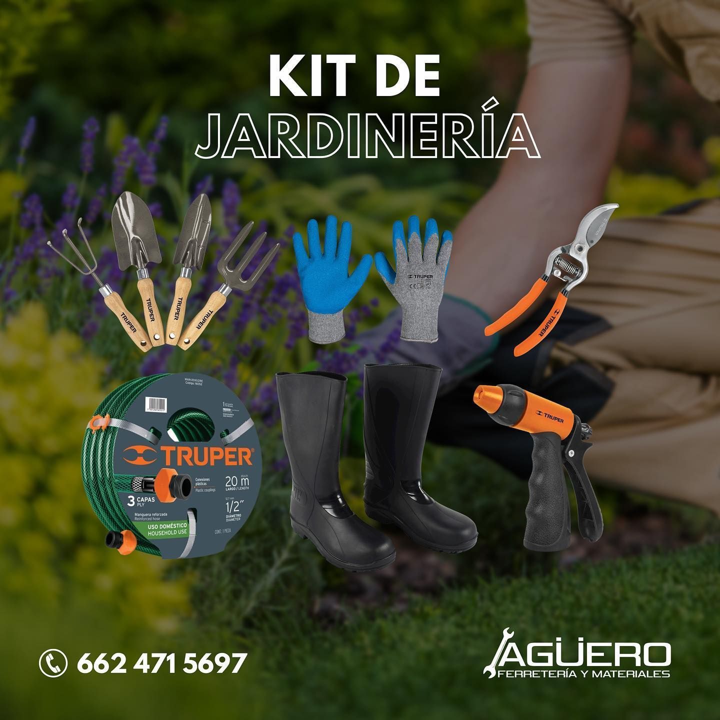 FERRETERÍA Y MATERIALES AGÜERO - Kit de jardinería