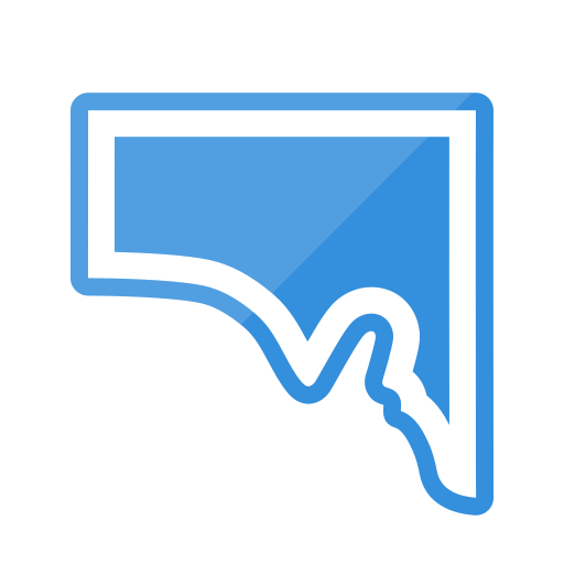 A gray and white map of victoria on a white background.