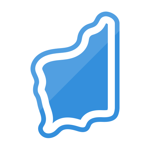 A silhouette of the state of western australia on a white background.