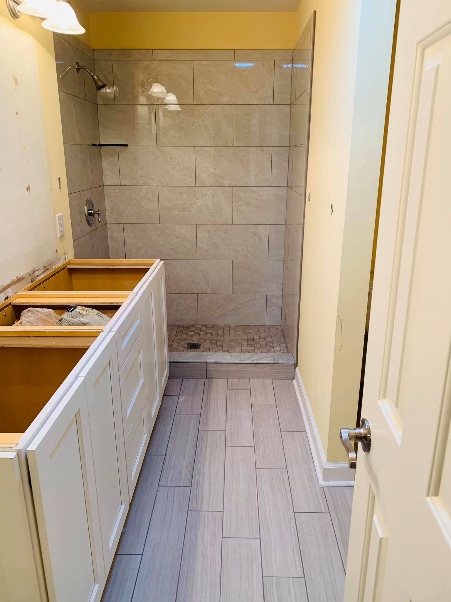 Bathroom Cabinets — Winston-Salem, NC — Foust Flooring