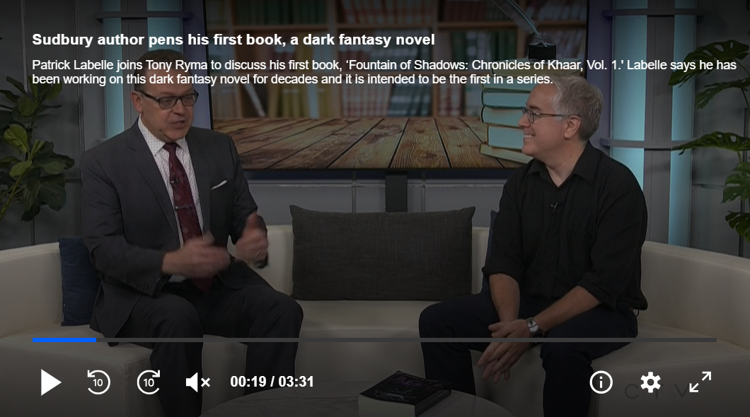 Screenshot from televised interview