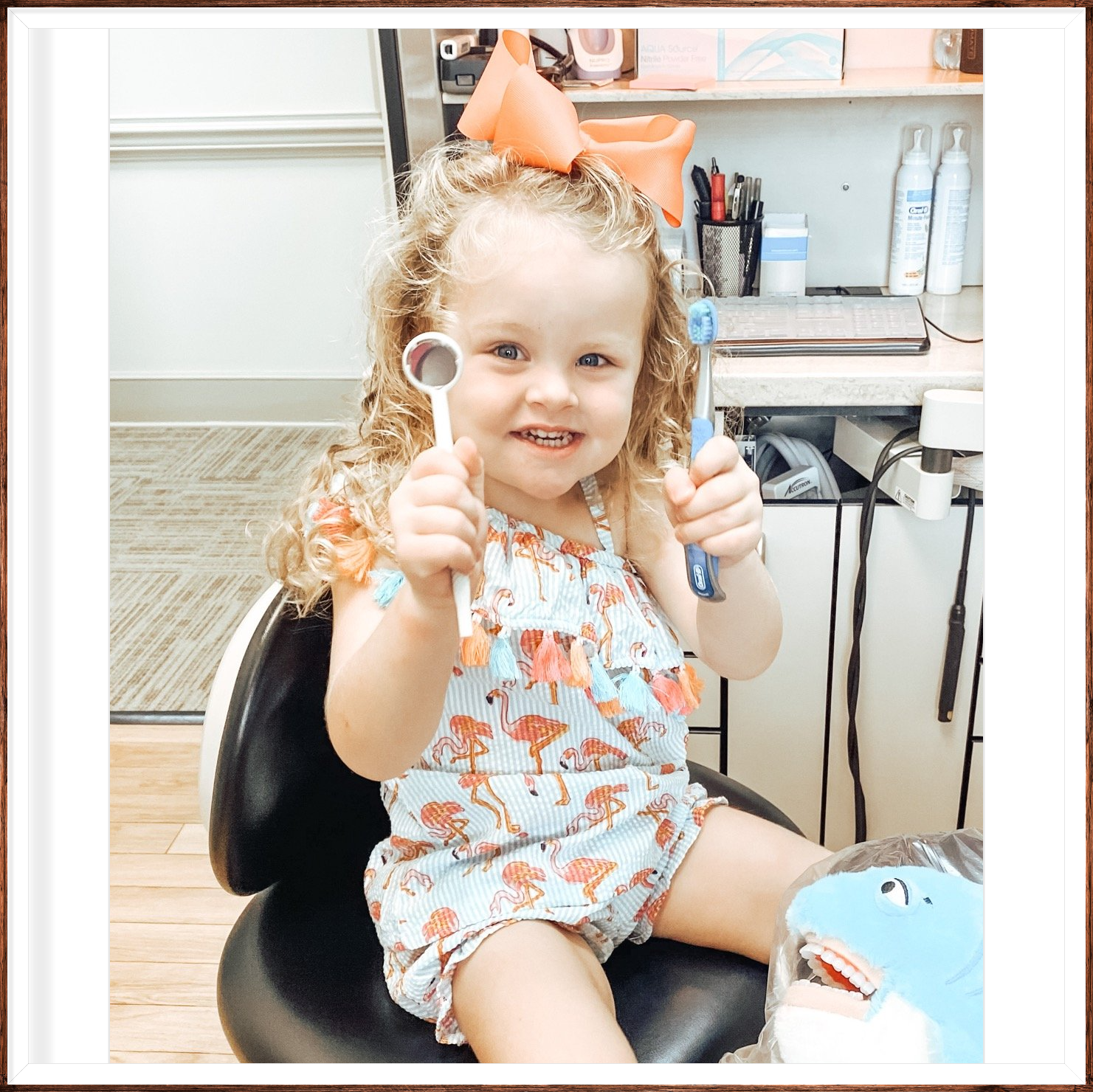 Girl Holding Teeth X-Ray — Barnwell, SC — Still & Reece Dentistry