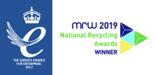MRW National Recycling Awards 2019 badge