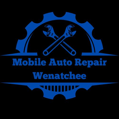 A blue logo for mobile auto repair wenatchee