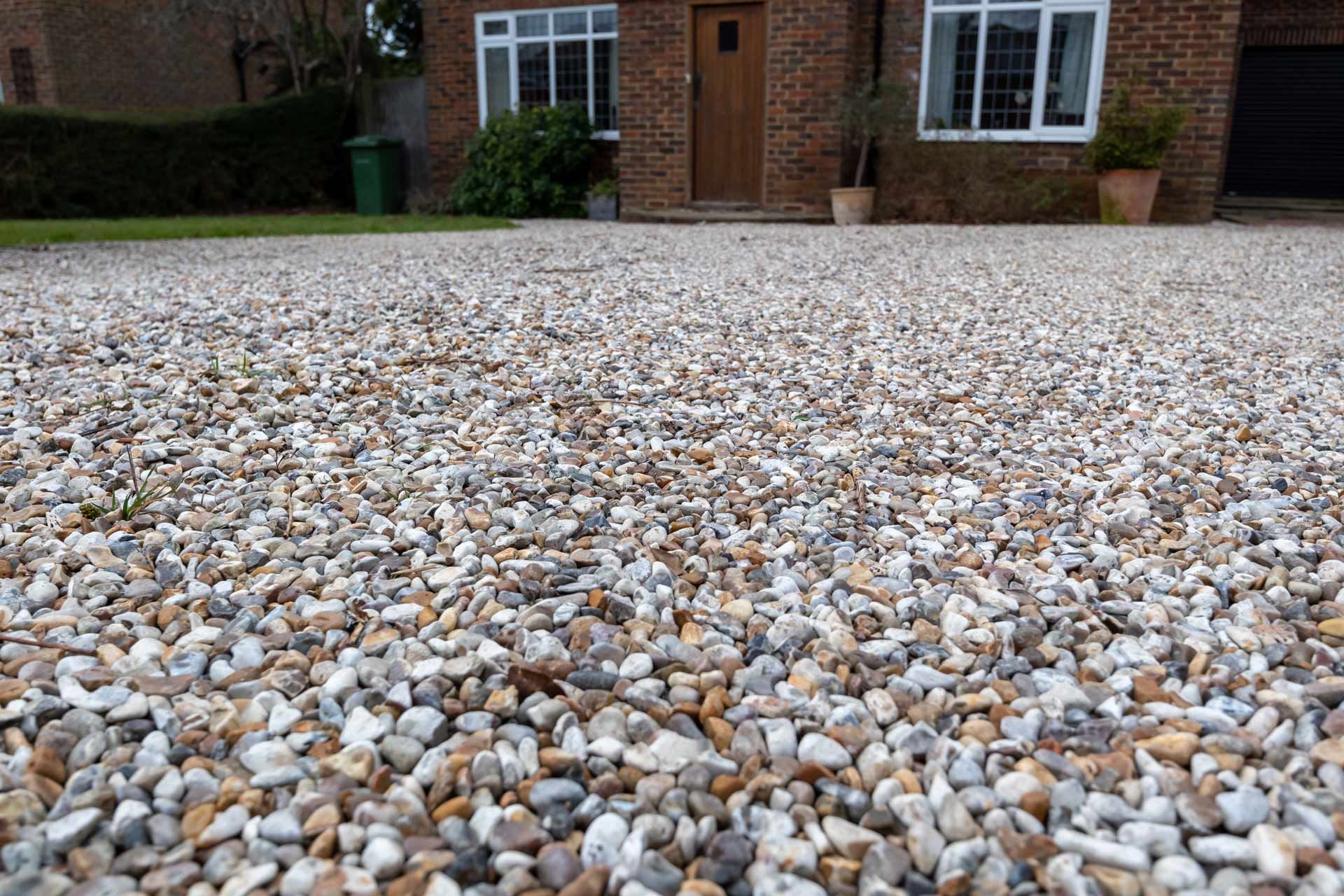 A close up of a pile of stone