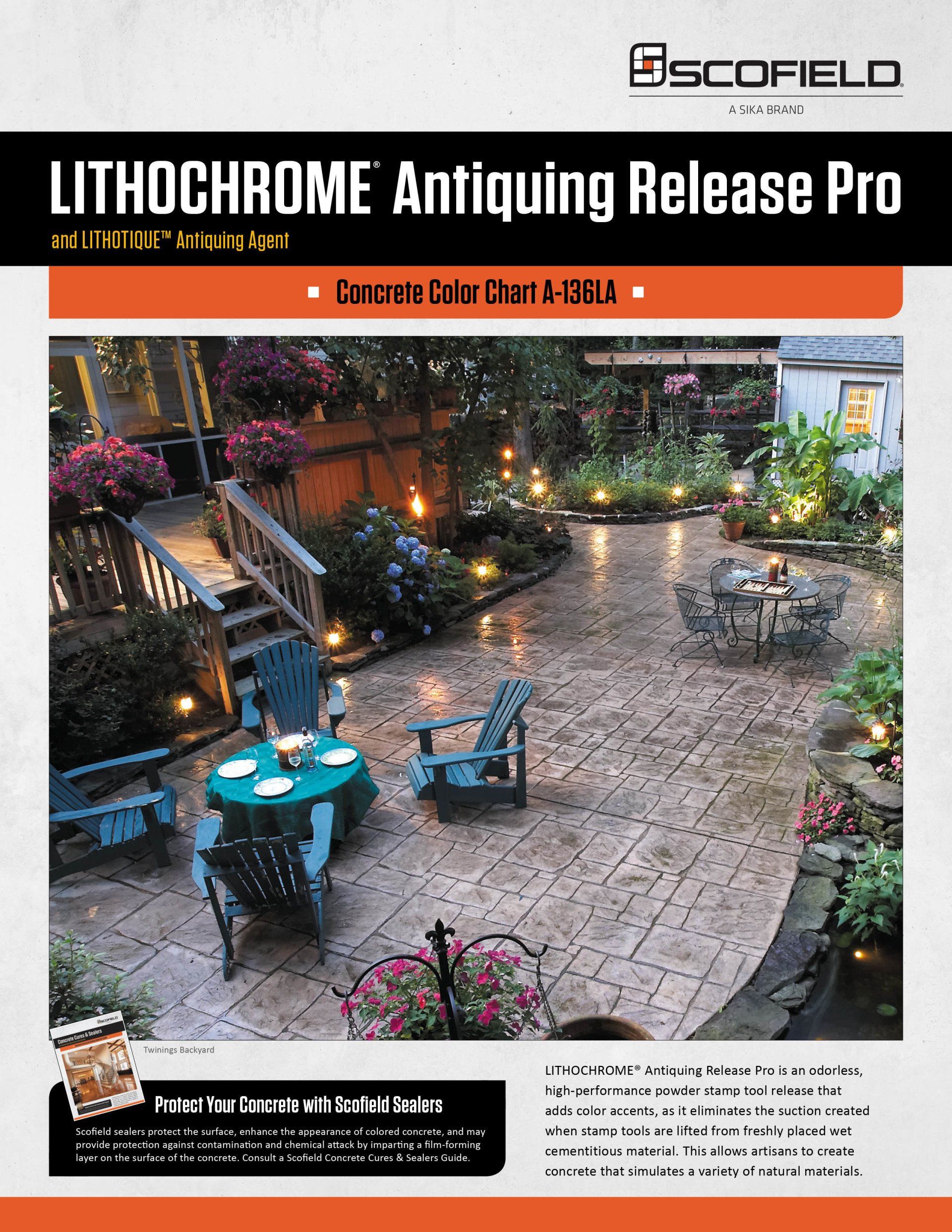 concrete color release