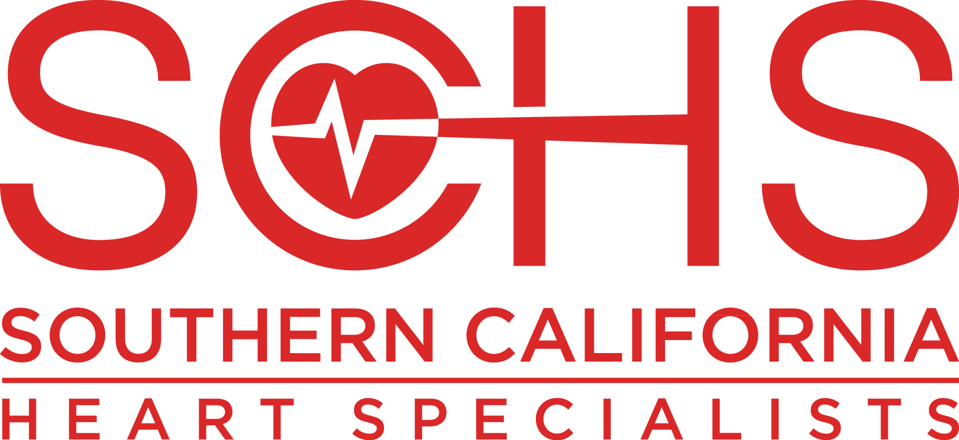 Southern California Heart Specialists logo with red heart and ECG line