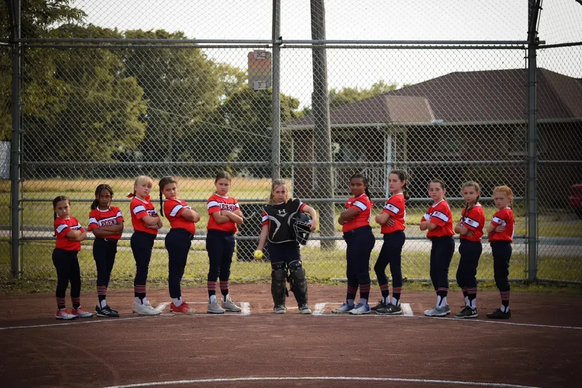 Legends Athletics softball team picture