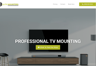 Professional TV Mounting Website