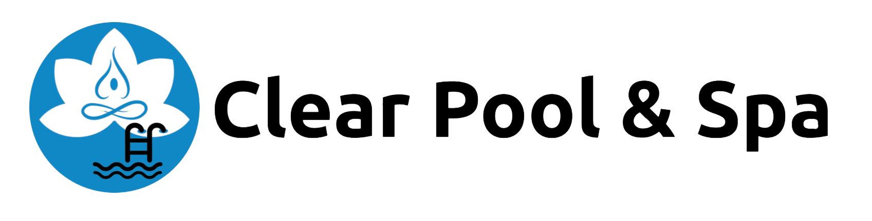 Clear pPool and Spa logo