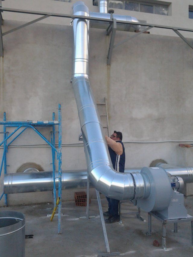 posizionamento condotto dell'aria