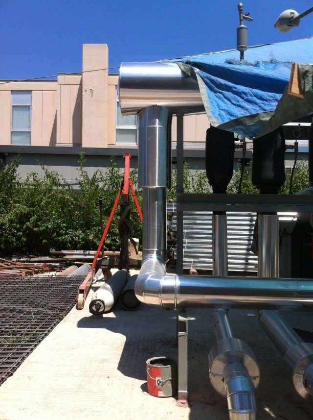 piattaforma con impianto di aerazione