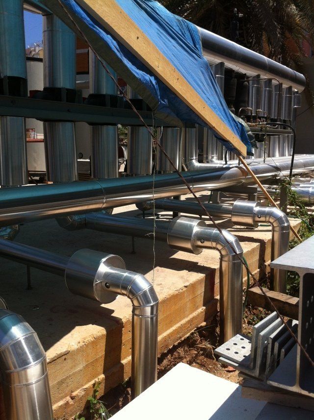 snodo centrale di un impianto di aerazione