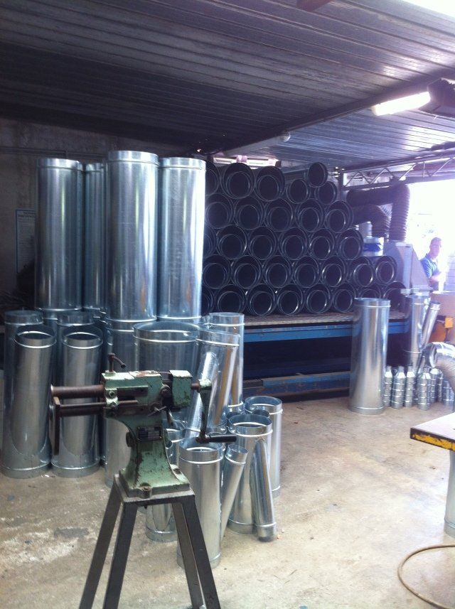 deposito tubi per aerazione