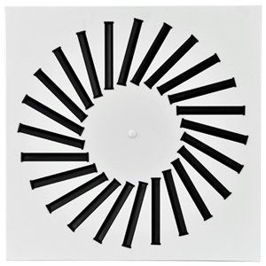 griglia a raggi per sistema aspirazione a soffitto