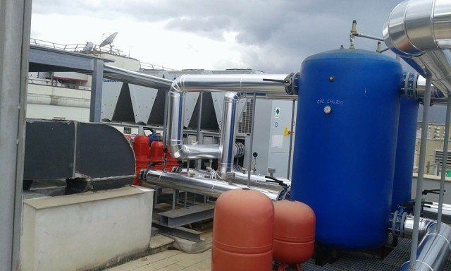 impianto di aerazione e antincendio