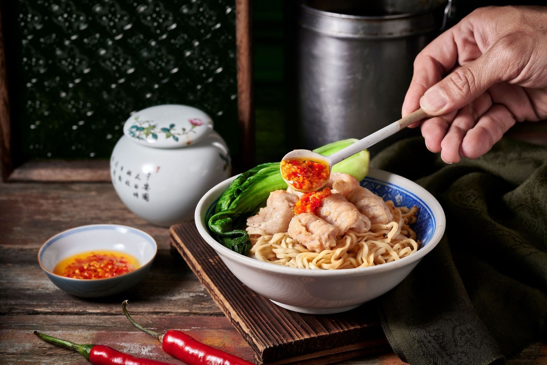 馨發辣魚冊魚餃乾拌麵優惠組