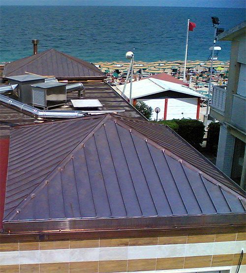 copertura in rame