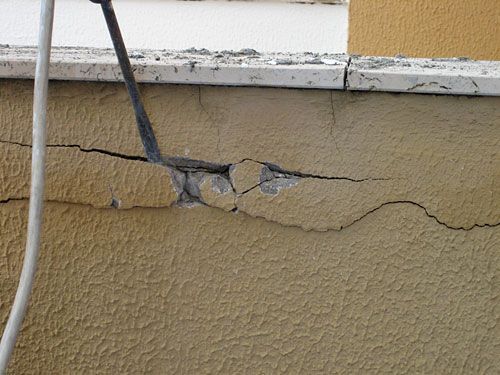 Asportazione in profondità del calcestruzzo ammalorato