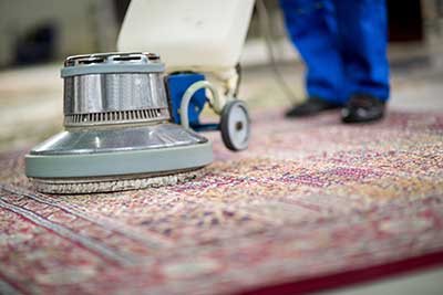 Floor Specialists — Oriental Design Carpet in Dining Room in Wilmington, DE