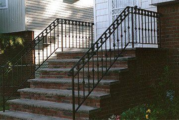 custom stair railings - Wyandanch, NY - MCM Iron Works