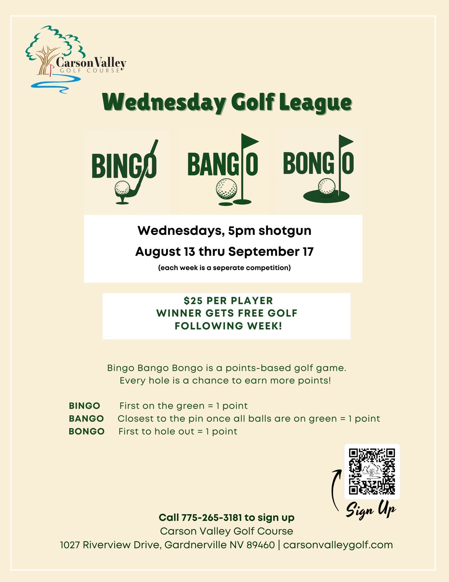 Golf league
Golf Tournament