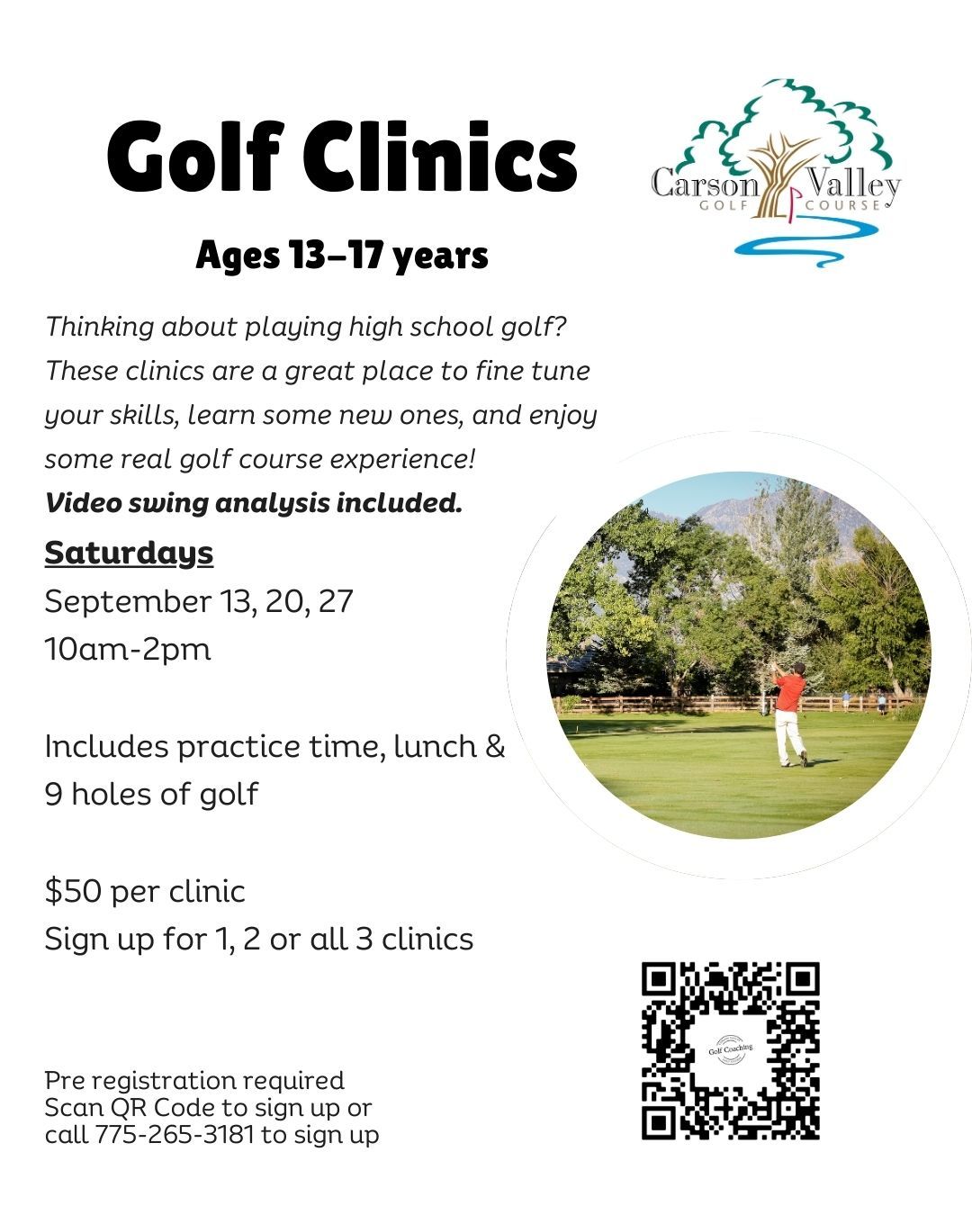 Junior Golf Clinics