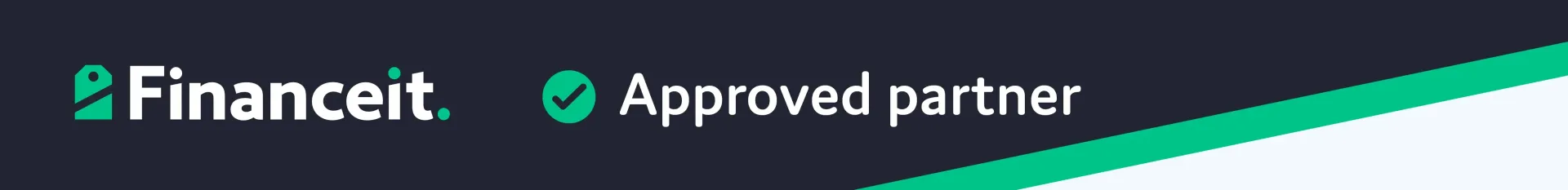 A picture of a financeit approved partner logo.