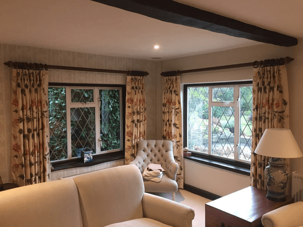 Drawing room curtains