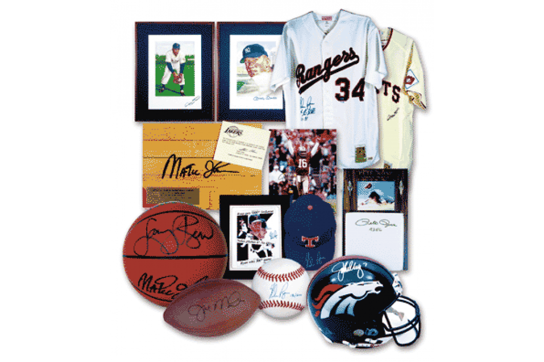 Charity Auctions  Hall Of Frames Sports Collectibles