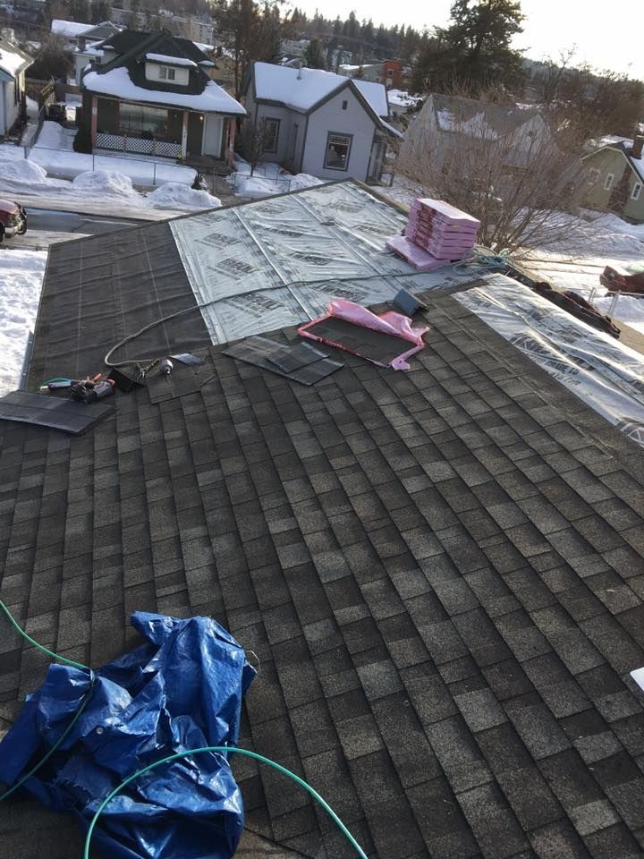 Tools on Roof - Spokane, WA - Josh's Roofing & Construction