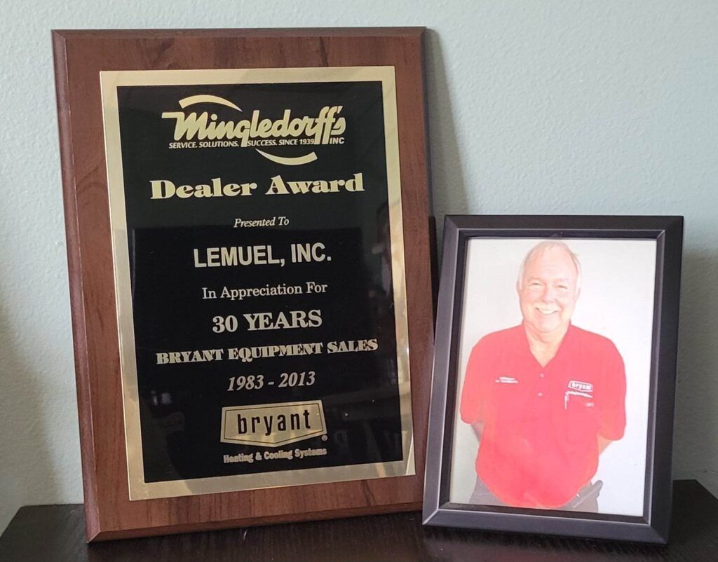 bryant dealer award