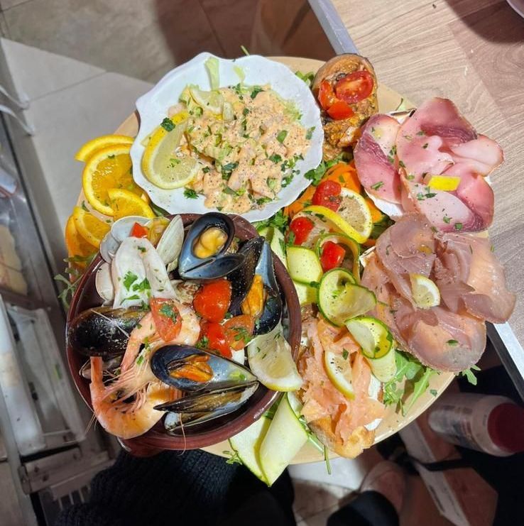 antipasto mare caldo e freddo