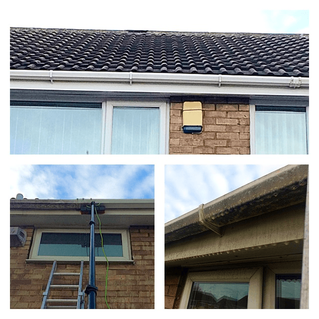 before and after fascia cleaning