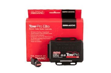 A Tow Pro Elite Device Is Sitting On Top Of A Red Box — Rainbow Beach Auto Electrics In Rainbow Beach, QLD