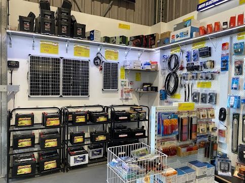 A Store Filled With Lots Of Different Types Of Batteries And Accessories — Rainbow Beach Auto Electrics In Rainbow Beach, QLD