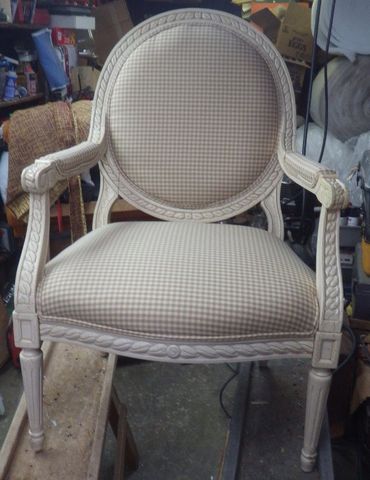 White Antique Chair