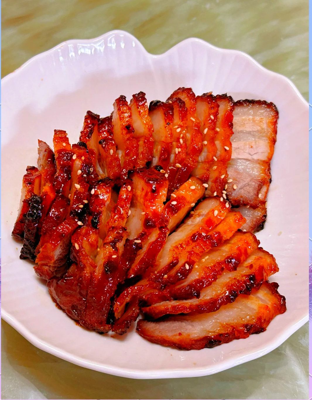 A plate with flavoured pork — Red Lantern Chinese Restaurant In Palmerston City, NT