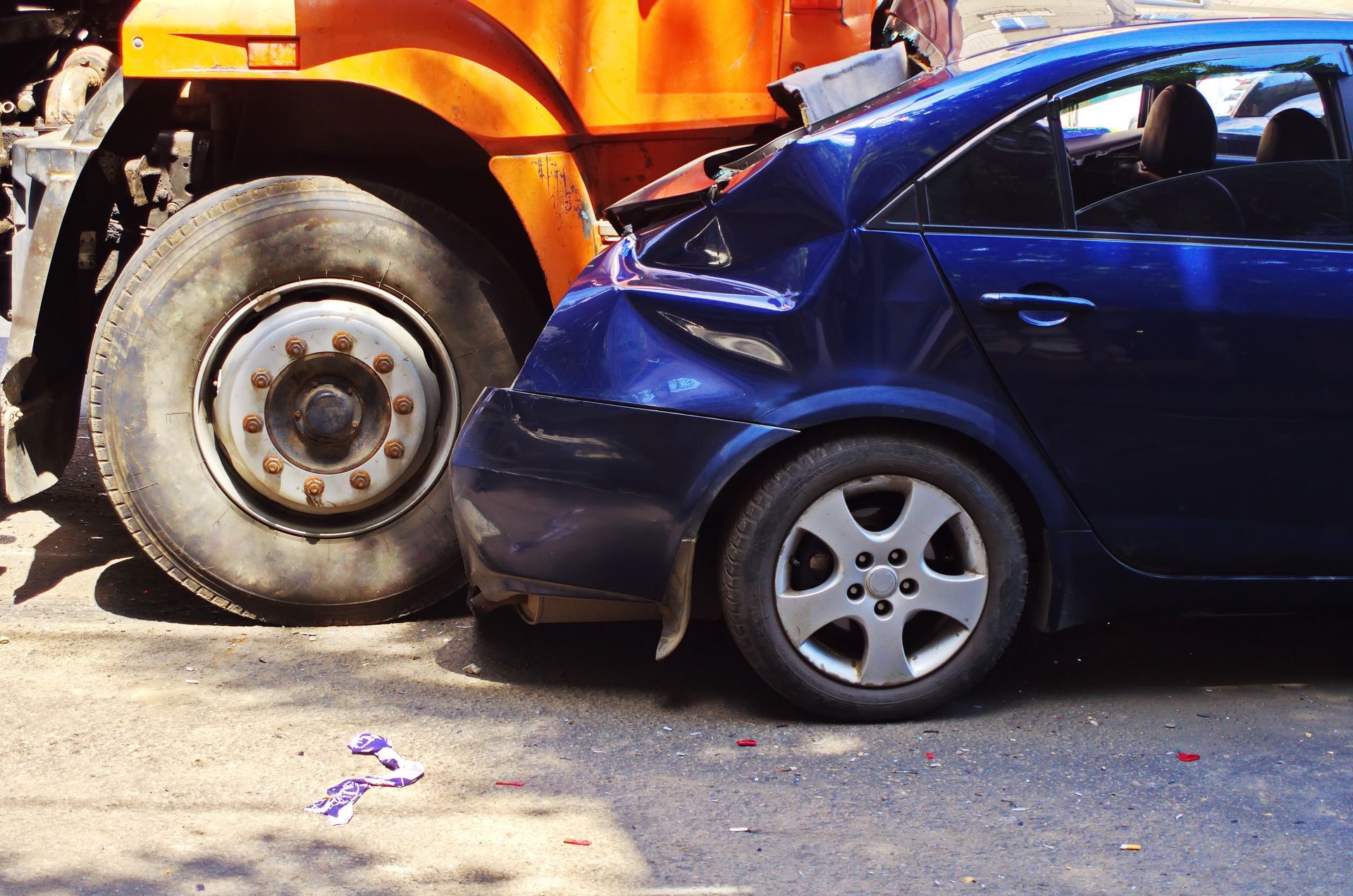 trucking accident vs trucking accident