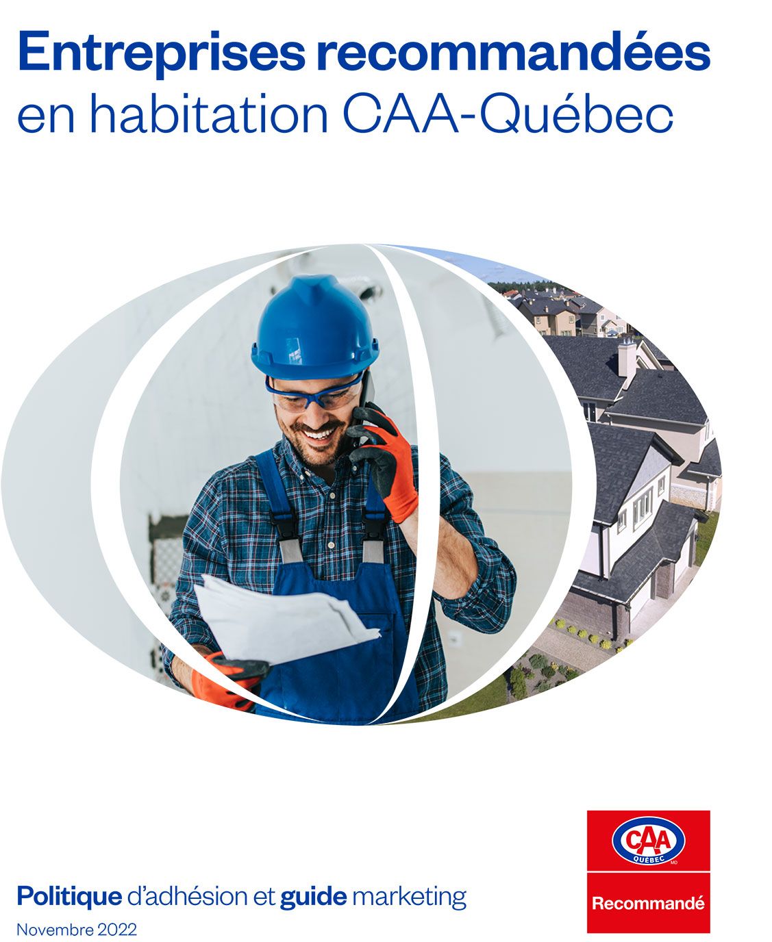 Un homme portant un casque de sécurité parle au téléphone portable tout en tenant un morceau de papier.